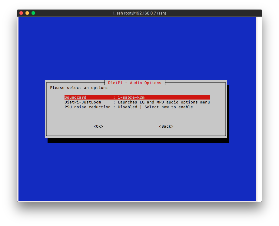Installation and optimization of “Audiophonics ES9028Q2M”